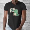 Be Kind Teacher Anti-Bullying Dino Kindness Women Men Boys Men's V-Neck T-Shirt, funny design Be Kind Teacher Anti-Bullying Dino Kindness Women Men Boys Men's V-Neck T-Shirt, funny design