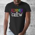 Kinder Crew Kindergarten Teacher 1st Day Of School Men's V-Neck T-Shirt, funny design Kinder Crew Kindergarten Teacher 1st Day Of School Men's V-Neck T-Shirt, funny design