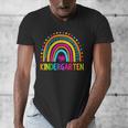 Kindergarten Rainbow Girls Boys Teacher First Day Of School Men's V-Neck T-Shirt, funny design