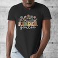 Kindergarten Teacher Wildflower Back To School Floral Outfit Men Women Men's V-Neck T-Shirt, funny design Kindergarten Teacher Wildflower Back To School Floral Outfit Men Women Men's V-Neck T-Shirt, funny design