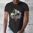 Koalafied Teacher Proud School Teacher Koala Cute T-Shirt Men's V-Neck T-Shirt, funny design Koalafied Teacher Proud School Teacher Koala Cute T-Shirt Men's V-Neck T-Shirt, funny design
