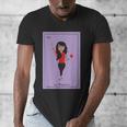 La Maestra Mexican Bingo Card Teacher Lottery Card Men's V-Neck T-Shirt, funny design