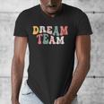 Last Day Of School Back To School Dream Team Teacher Kids Men's V-Neck T-Shirt, funny design Last Day Of School Back To School Dream Team Teacher Kids Men's V-Neck T-Shirt, funny design