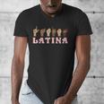 Latina ASL American Sign Language Latina Power ASL Teacher Men's V-Neck T-Shirt, funny design Latina ASL American Sign Language Latina Power ASL Teacher Men's V-Neck T-Shirt, funny design