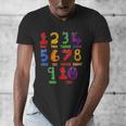 Learning Math Numbers Counting Back To School Teacher For Men Women Girls Kids Men's V-Neck T-Shirt, funny design Learning Math Numbers Counting Back To School Teacher For Men Women Girls Kids Men's V-Neck T-Shirt, funny design