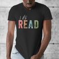 Let's Read Book Nerd Reading Book Lover Librarian Teacher Men's V-Neck T-Shirt, funny design Let's Read Book Nerd Reading Book Lover Librarian Teacher Men's V-Neck T-Shirt, funny design