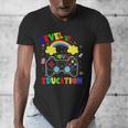 Level Up Your Education Gaming Inspired Teacher Gamers For Men Women Kids Men's V-Neck T-Shirt, funny design Level Up Your Education Gaming Inspired Teacher Gamers For Men Women Kids Men's V-Neck T-Shirt, funny design