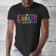 Library Squad Team Librarian Teacher Book Lover Men's V-Neck T-Shirt, funny design Library Squad Team Librarian Teacher Book Lover Men's V-Neck T-Shirt, funny design