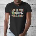 Life Is Hard Visuals Help Special Education SPED Teacher Men's V-Neck T-Shirt, funny design Life Is Hard Visuals Help Special Education SPED Teacher Men's V-Neck T-Shirt, funny design