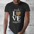 Love Leopard Print Teacher Cheetah School Inspire Teach Men's V-Neck T-Shirt, funny design Love Leopard Print Teacher Cheetah School Inspire Teach Men's V-Neck T-Shirt, funny design