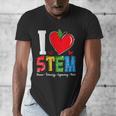 I Love STEM Student Teacher 1st Day Of School Back To School Men's V-Neck T-Shirt, funny design I Love STEM Student Teacher 1st Day Of School Back To School Men's V-Neck T-Shirt, funny design