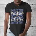 Maestra El Salvador Coquette Bow Hispanic Spanish Teacher Men's V-Neck T-Shirt, funny design Maestra El Salvador Coquette Bow Hispanic Spanish Teacher Men's V-Neck T-Shirt, funny design
