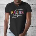 Maestra Fabulosa Maestra De EspañOl Spanish Teacher Men's V-Neck T-Shirt, funny design Maestra Fabulosa Maestra De EspañOl Spanish Teacher Men's V-Neck T-Shirt, funny design