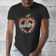 Maestra Pencil Spanish Teacher Bilingual 100 Days Of School Men's V-Neck T-Shirt, funny design