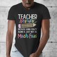 Matching Teachers Last Day Of School Teacher Besties Men's V-Neck T-Shirt, funny design Matching Teachers Last Day Of School Teacher Besties Men's V-Neck T-Shirt, funny design