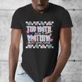 The Math Aint Mathin Meme Show Your Work Floral Math Teacher Men's V-Neck T-Shirt, funny design