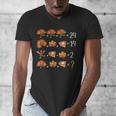 Math Number Thanksgiving Count Answer Pie Turkey Teacher Men's V-Neck T-Shirt, funny design Math Number Thanksgiving Count Answer Pie Turkey Teacher Men's V-Neck T-Shirt, funny design