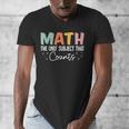 Math The Only Subject That Counts Cute Teacher Educator Men's V-Neck T-Shirt, funny design Math The Only Subject That Counts Cute Teacher Educator Men's V-Neck T-Shirt, funny design
