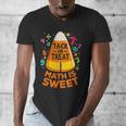 Math Teacher Halloween Costume Trick Or Treat Math Sweet Men's V-Neck T-Shirt, funny design