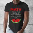 Math Watermelon Calculation Joke Teacher Student Men's V-Neck T-Shirt, funny design Math Watermelon Calculation Joke Teacher Student Men's V-Neck T-Shirt, funny design