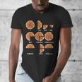 Maths Day Costume Idea Kids Teachers Pizza Slice Fraction Men's V-Neck T-Shirt, funny design