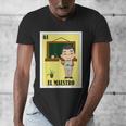 Mexican For Teachers El Maestro Men's V-Neck T-Shirt, funny design Mexican For Teachers El Maestro Men's V-Neck T-Shirt, funny design