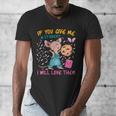 Mouse Teacher If You Give Me A Student I Will Love Them Men's V-Neck T-Shirt, funny design