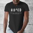 Music Teacher AB CD For Those About To Learn Rock Men's V-Neck T-Shirt, funny design Music Teacher AB CD For Those About To Learn Rock Men's V-Neck T-Shirt, funny design