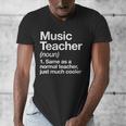 Music Teacher Definition Back To School First Day Men's V-Neck T-Shirt, funny design Music Teacher Definition Back To School First Day Men's V-Neck T-Shirt, funny design