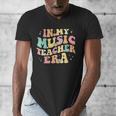 In My Music Teacher Era Retro Back To School Musician Band Men Women Men's V-Neck T-Shirt, funny design In My Music Teacher Era Retro Back To School Musician Band Men Women Men's V-Neck T-Shirt, funny design