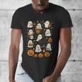 Music Teacher Orchestra Shirt Spooky Halloween Ghost Band Men's V-Neck T-Shirt, funny design Music Teacher Orchestra Shirt Spooky Halloween Ghost Band Men's V-Neck T-Shirt, funny design