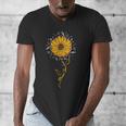 Music Teacher Shirt Sunflower Music Notes Musician Singer Men's V-Neck T-Shirt, funny design Music Teacher Shirt Sunflower Music Notes Musician Singer Men's V-Neck T-Shirt, funny design