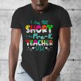I Am Not Short I Am Pre-K Teacher Size Teacher For Men Women Kids Men's V-Neck T-Shirt, funny design