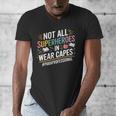 Not All Super Heroes Wear Capes Paraprofessional Teacher Men's V-Neck T-Shirt, Super Teacher Gifts, funny design Not All Super Heroes Wear Capes Paraprofessional Teacher Men's V-Neck T-Shirt, Super Teacher Gifts, funny design