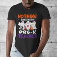 Nothing Scares Me I'm A Pre-K Teacher Halloween Ghosts Men's V-Neck T-Shirt, funny design Nothing Scares Me I'm A Pre-K Teacher Halloween Ghosts Men's V-Neck T-Shirt, funny design