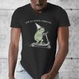 Off To Teach English Scooter Frog ESL Teacher Literature Men's V-Neck T-Shirt, Esl Teacher Gifts, English Teacher Gifts, funny design