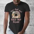 Oink Baa Moo Field Trip Squad Teacher Students Matching Men's V-Neck T-Shirt, funny design Oink Baa Moo Field Trip Squad Teacher Students Matching Men's V-Neck T-Shirt, funny design
