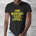 One Hundred Days Later 100th Day Of School Teacher Student Men's V-Neck T-Shirt, funny design One Hundred Days Later 100th Day Of School Teacher Student Men's V-Neck T-Shirt, funny design