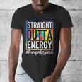 Paraprofessional Straight Outta Energy Teacher Life For Men Women Men's V-Neck T-Shirt, funny design Paraprofessional Straight Outta Energy Teacher Life For Men Women Men's V-Neck T-Shirt, funny design