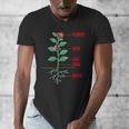 Parts Of a Plant Science For Teachers Kids And Students Men's V-Neck T-Shirt, Science Teacher Gifts, funny design