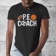 PE Gym Teacher Quotes School Class Instructor And Coach Men's V-Neck T-Shirt, Pe Teacher Gifts, funny design