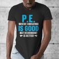 PE Teacher Art For Men Women Gym Teacher Appreciation Men's V-Neck T-Shirt, Pe Teacher Gifts, funny design