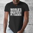 PE Teacher Men's V-Neck T-Shirt, Pe Teacher Gifts, funny design