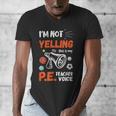PE Teacher Voice PE Teacher School Fitness Class Men's V-Neck T-Shirt, Pe Teacher Gifts, funny design