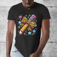 Pencil Leopard Coquette Bow Teacher Life Back To School Men's V-Neck T-Shirt, funny design Pencil Leopard Coquette Bow Teacher Life Back To School Men's V-Neck T-Shirt, funny design