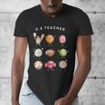 Physical Education Teacher PE Teacher Specials Back School Men's V-Neck T-Shirt, Pe Teacher Gifts, funny design