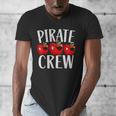 Pirate Crew Pirate Teacher Team Squad Talk Like A Pirate Day For Men Women Kids Men's V-Neck T-Shirt, funny design