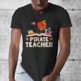 Pirate Teacher Men Women Kids Men's V-Neck T-Shirt, funny design Pirate Teacher Men Women Kids Men's V-Neck T-Shirt, funny design