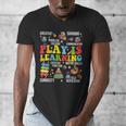 Play Is Learning Kindergarten Preschool Teacher Appreciation Men's V-Neck T-Shirt, funny design Play Is Learning Kindergarten Preschool Teacher Appreciation Men's V-Neck T-Shirt, funny design