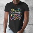 Pre-K Crayons & Curiosity Preschool Teachers Life Tie Dye Men's V-Neck T-Shirt, funny design Pre-K Crayons & Curiosity Preschool Teachers Life Tie Dye Men's V-Neck T-Shirt, funny design